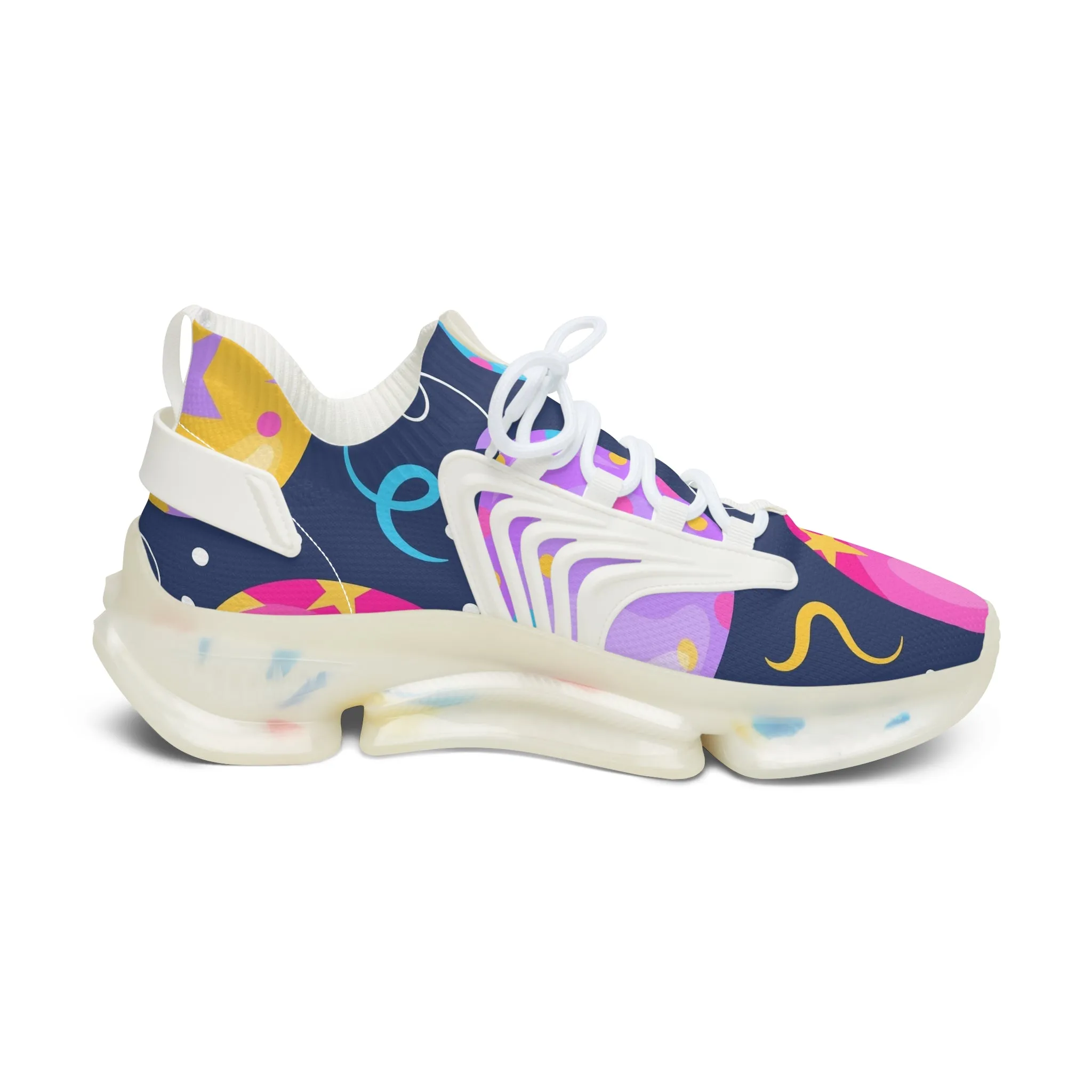 Colorful Balloons Women's Mesh Sneakers