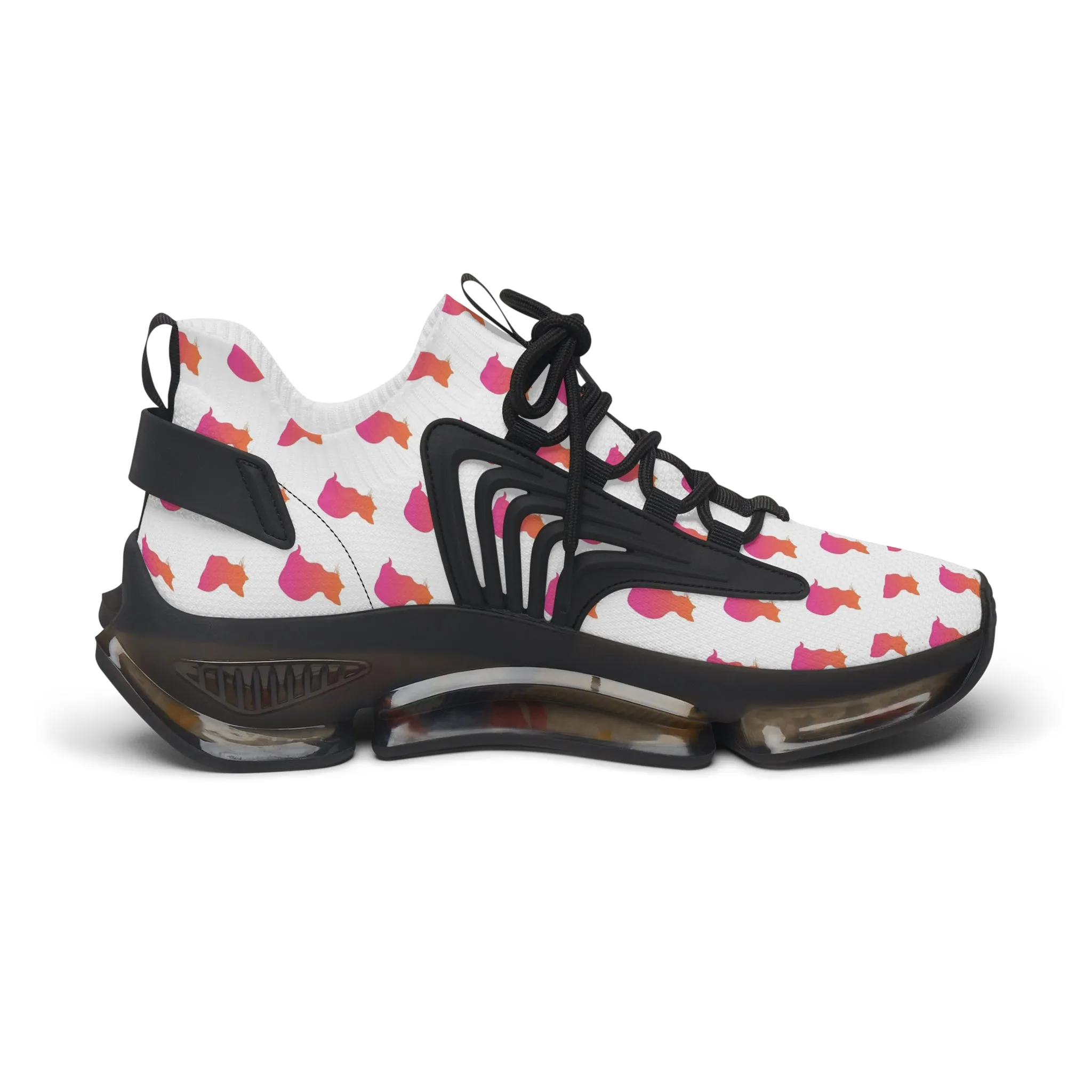 Colorful Cats Women's Mesh Sneakers
