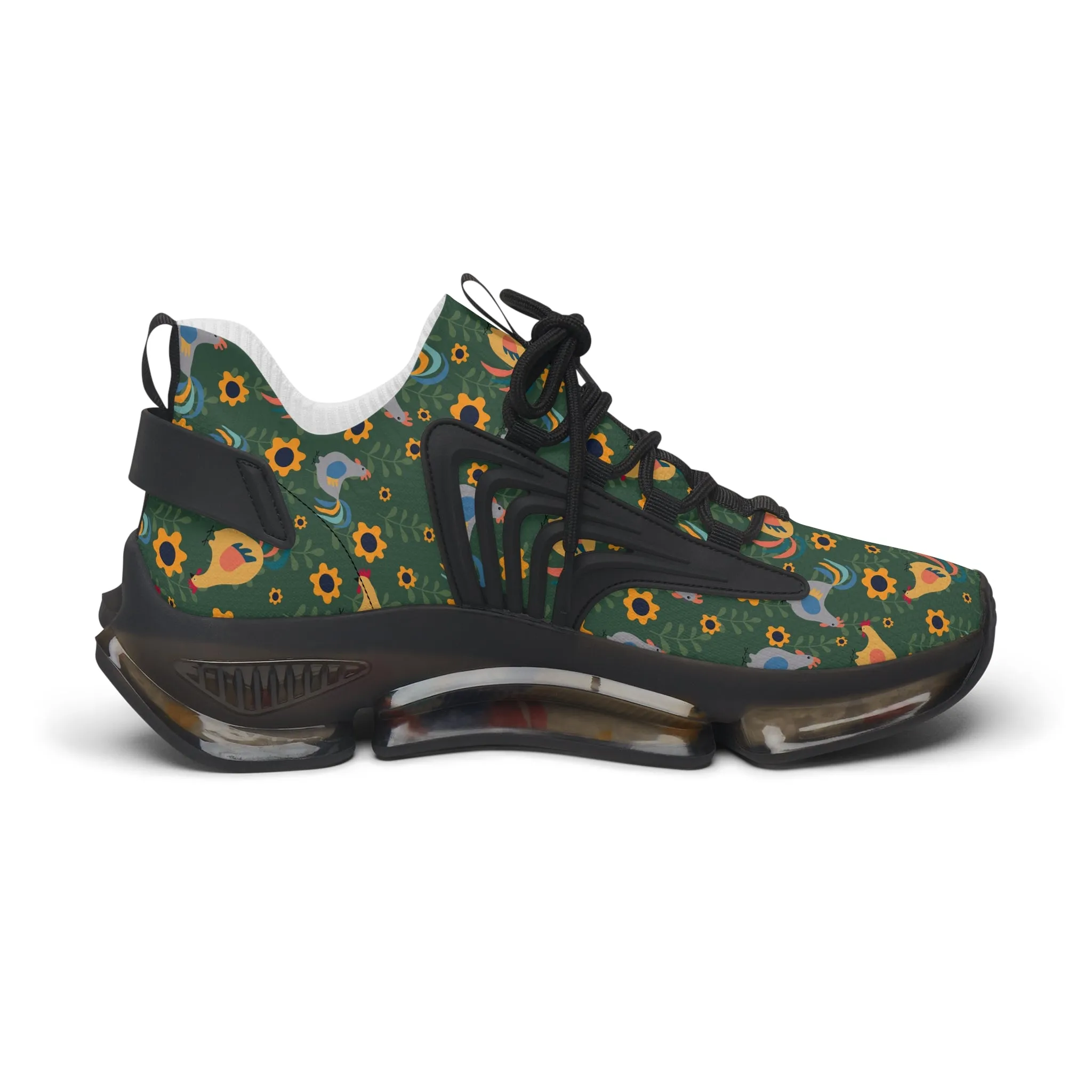 Colorful Chicken Women's Mesh Sneakers