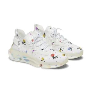 Colorful Fireflies Women's Mesh Sneakers
