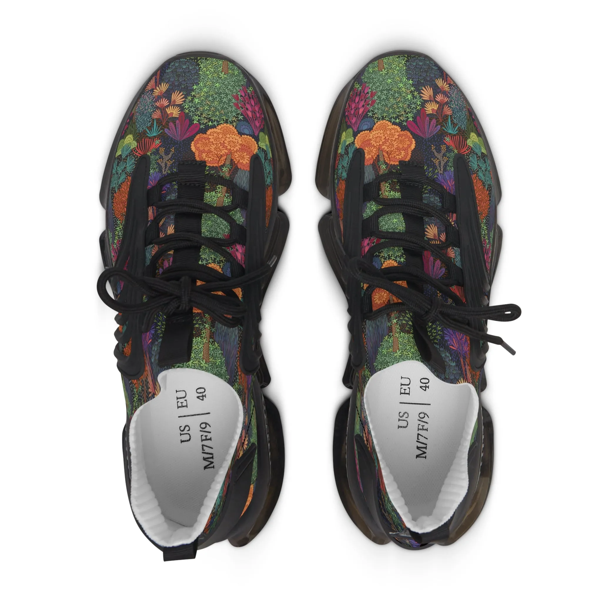 Colorful Forest Women's Mesh Sneakers