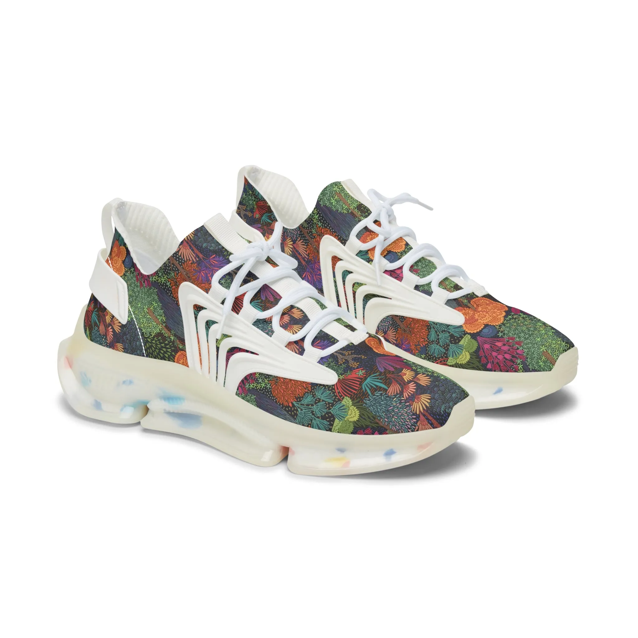 Colorful Forest Women's Mesh Sneakers