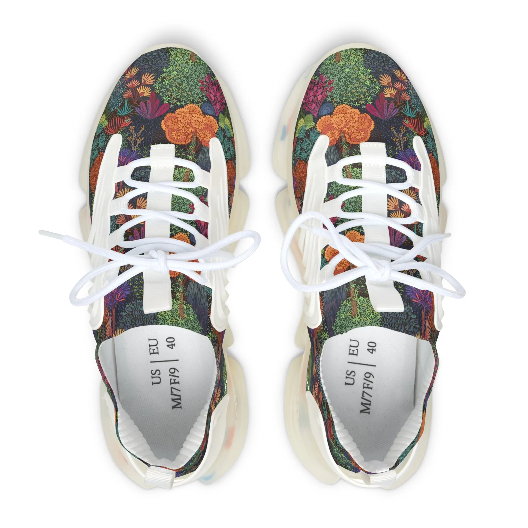Colorful Forest Women's Mesh Sneakers