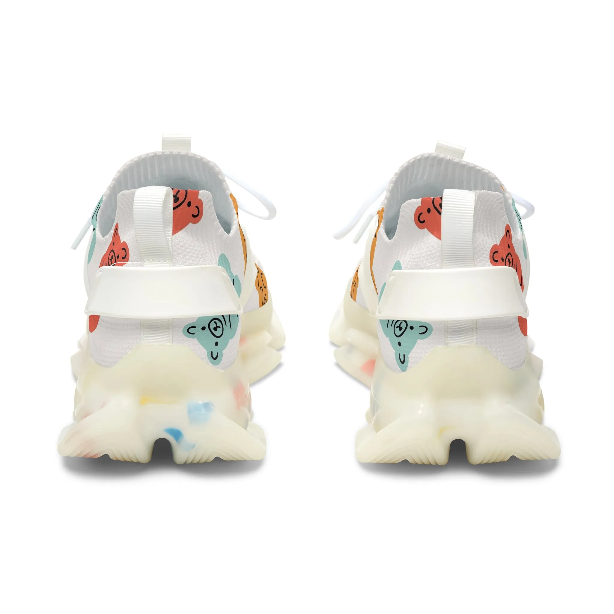 Colorful Gummi Bears Women's Mesh Sneakers