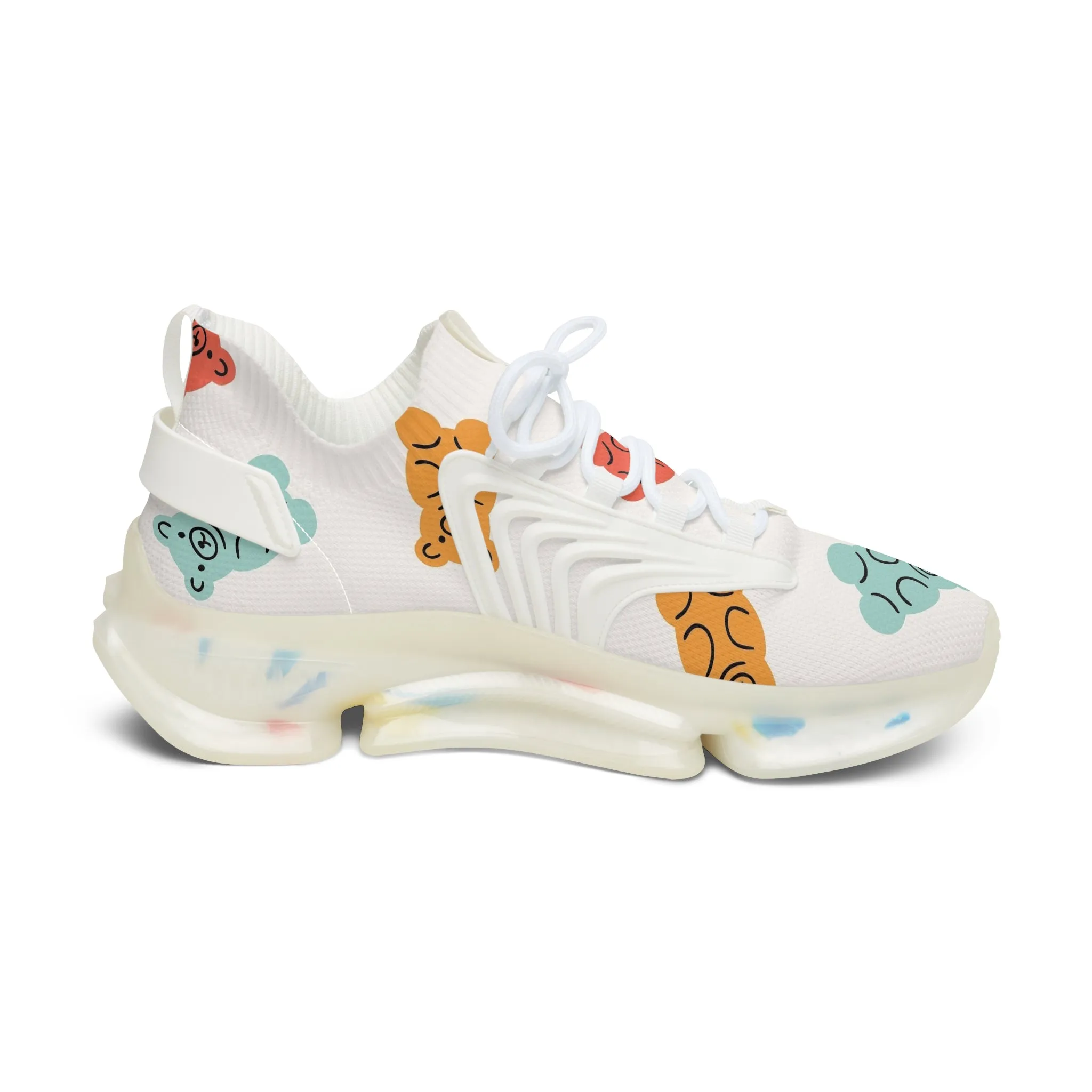Colorful Gummi Bears Women's Mesh Sneakers