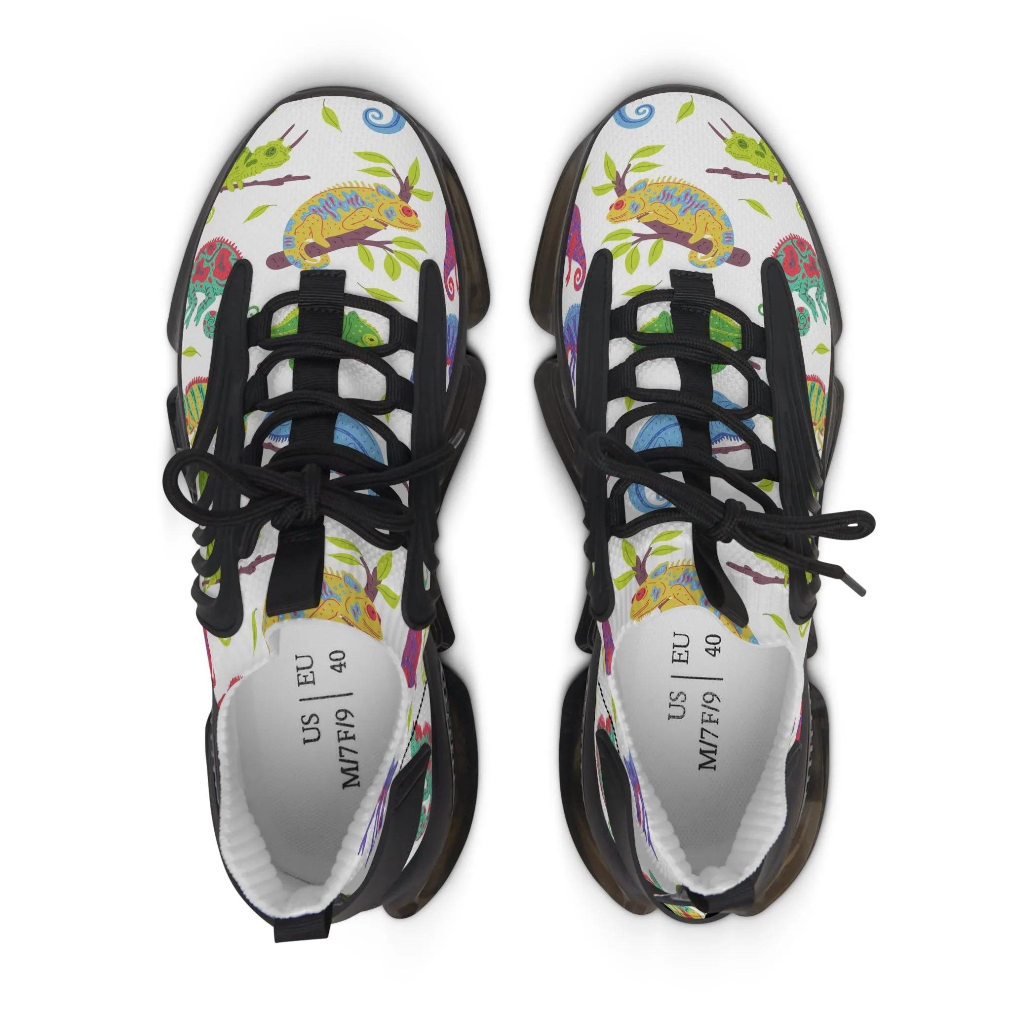 Colorful Iguana Women's Mesh Sneakers