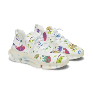 Colorful Iguana Women's Mesh Sneakers