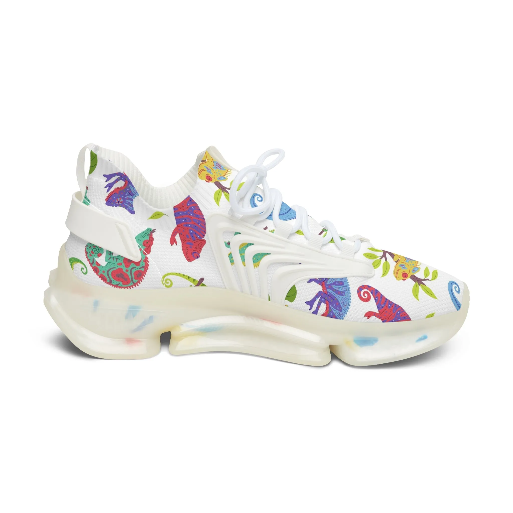 Colorful Iguana Women's Mesh Sneakers