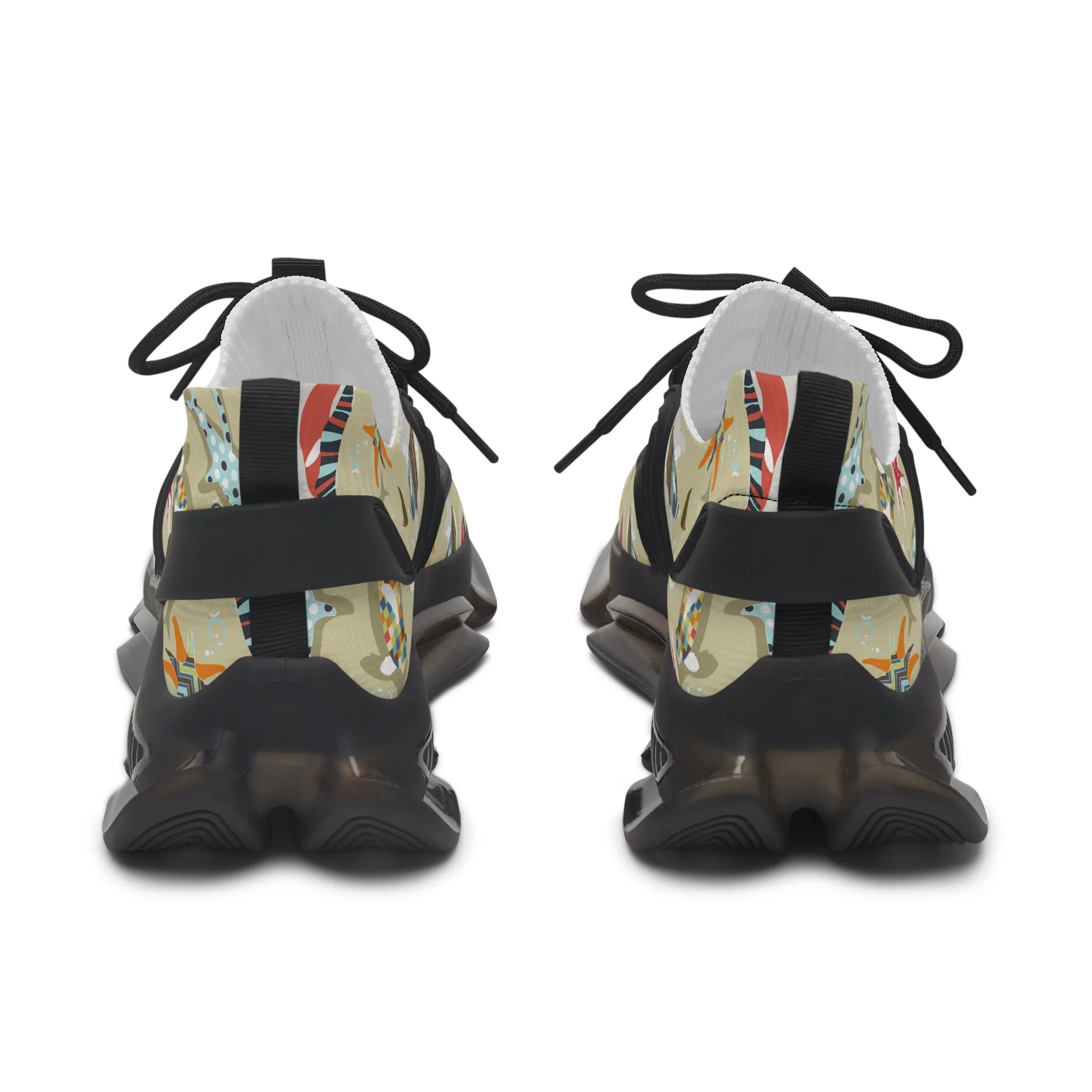 Colorful Natural Underwater Sea Creature Women's Mesh Sneakers