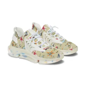 Colorful Natural Underwater Sea Creature Women's Mesh Sneakers