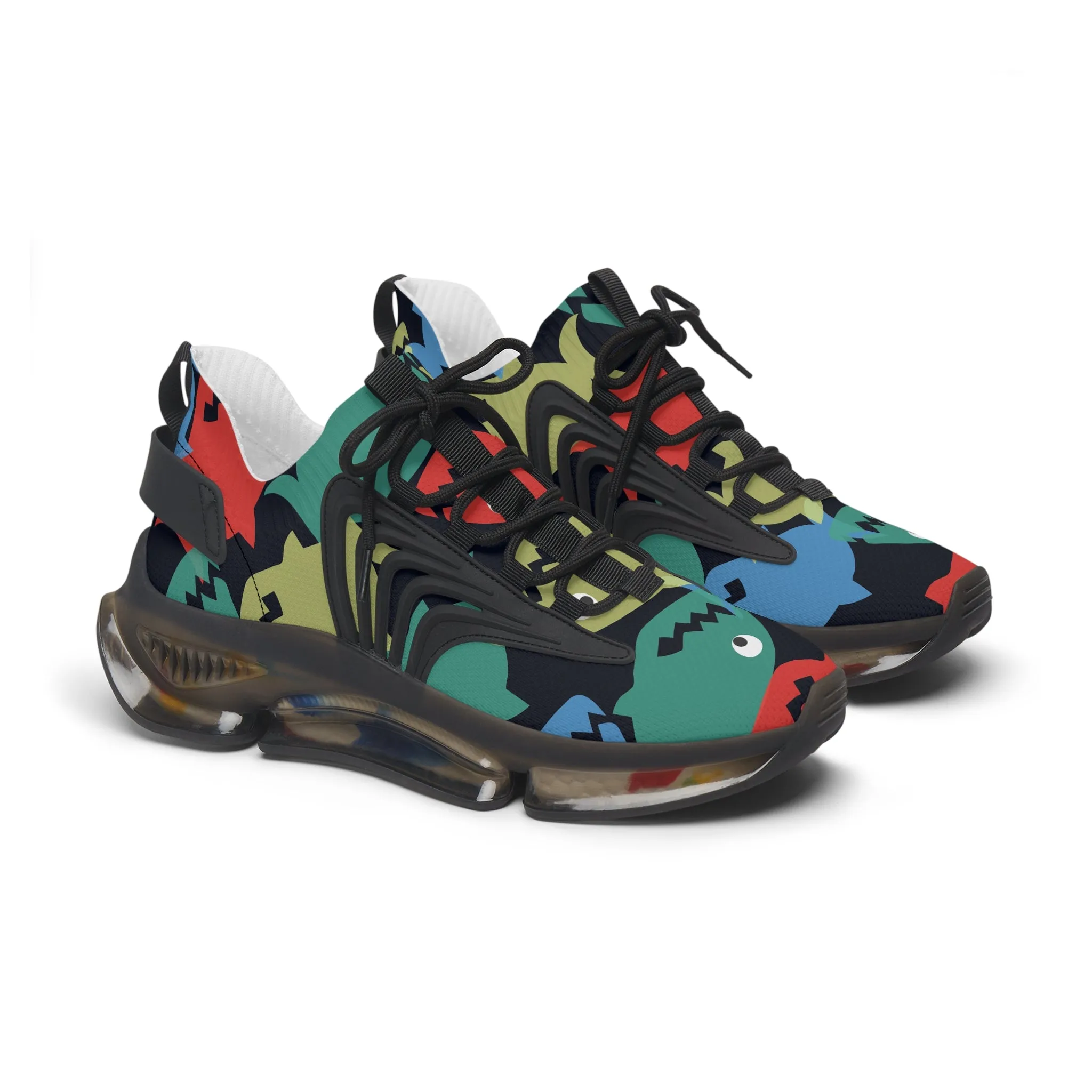 Colorful Piranha Women's Mesh Sneakers