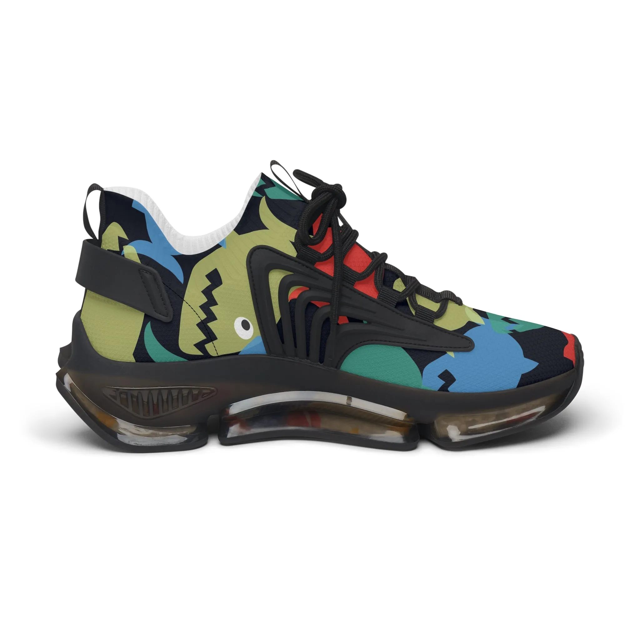 Colorful Piranha Women's Mesh Sneakers