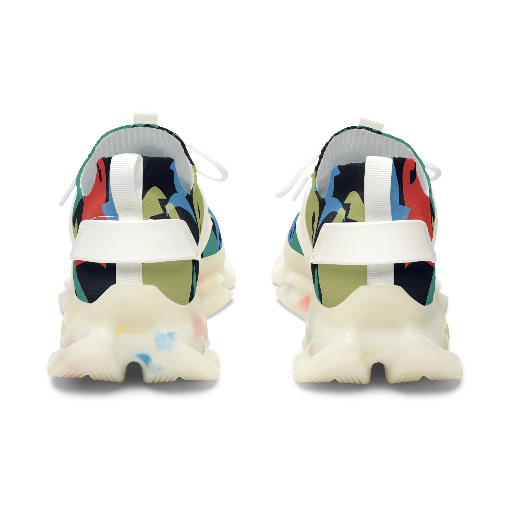 Colorful Piranha Women's Mesh Sneakers