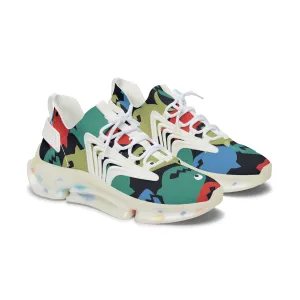 Colorful Piranha Women's Mesh Sneakers