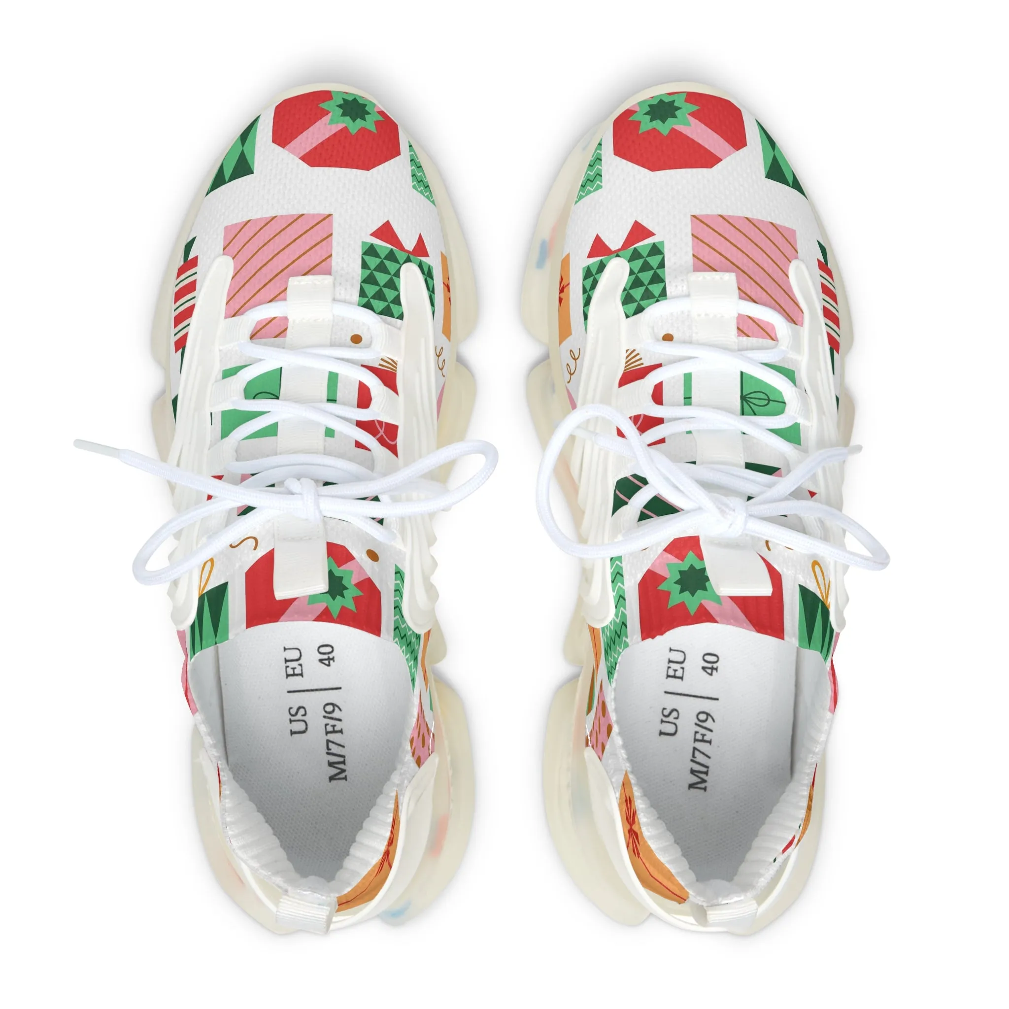 Colorful Presents Women's Mesh Sneakers