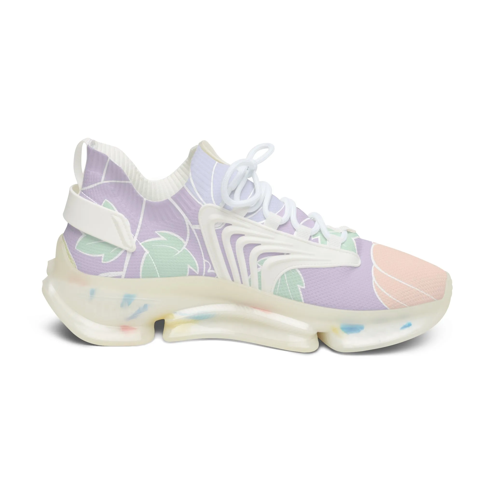 Colorful Pumpkins Women's Mesh Sneakers