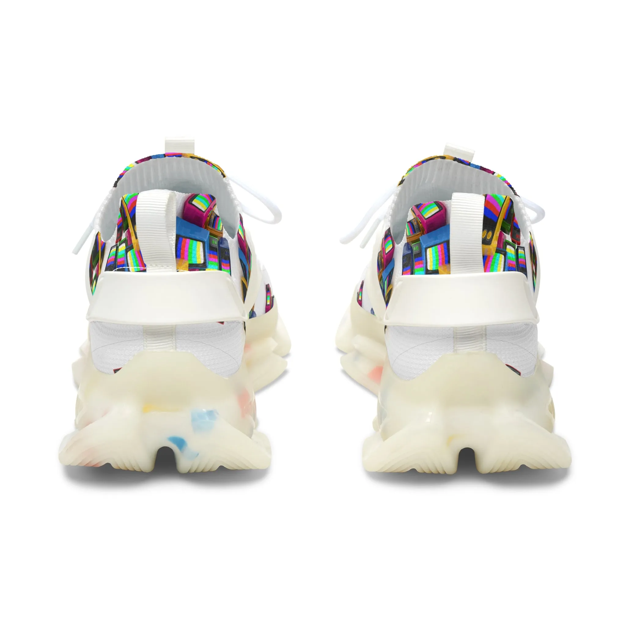 Colorful Televisions Women's Mesh Sneakers