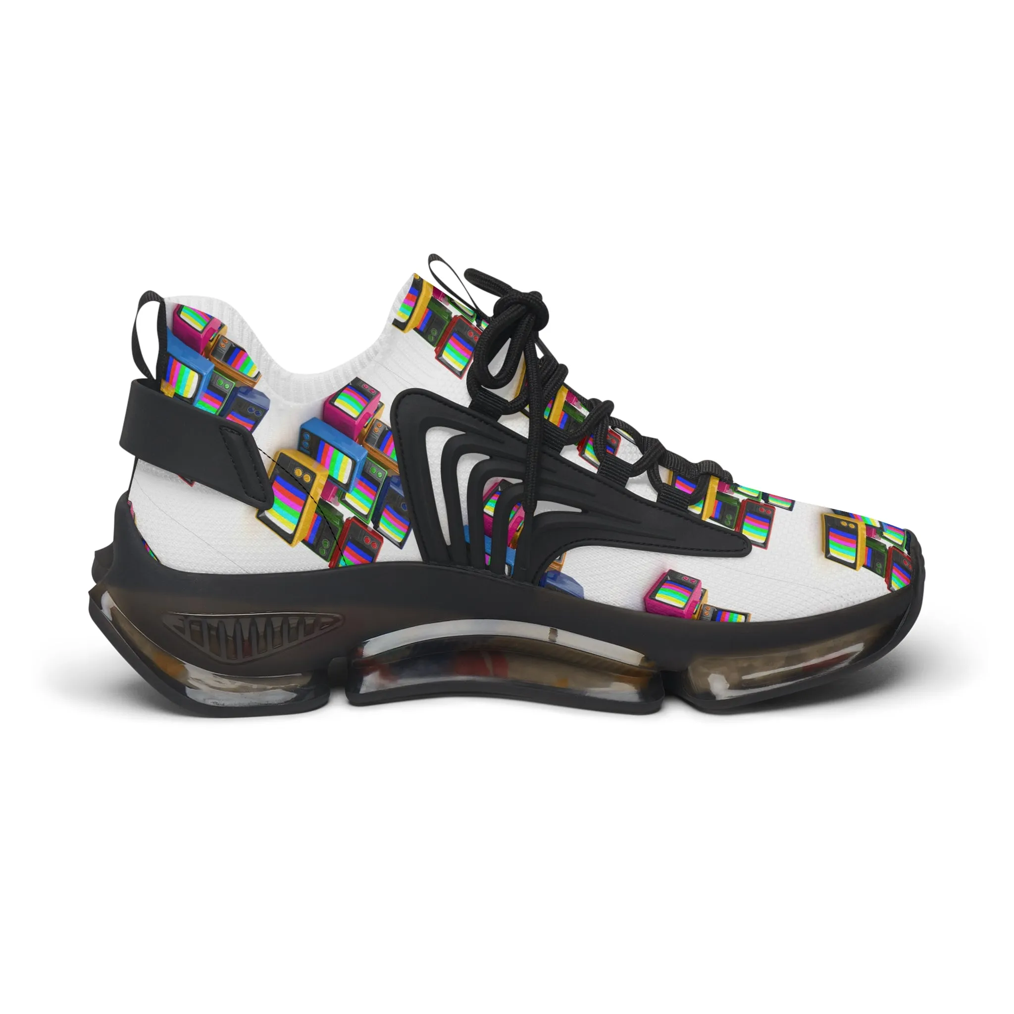 Colorful Televisions Women's Mesh Sneakers