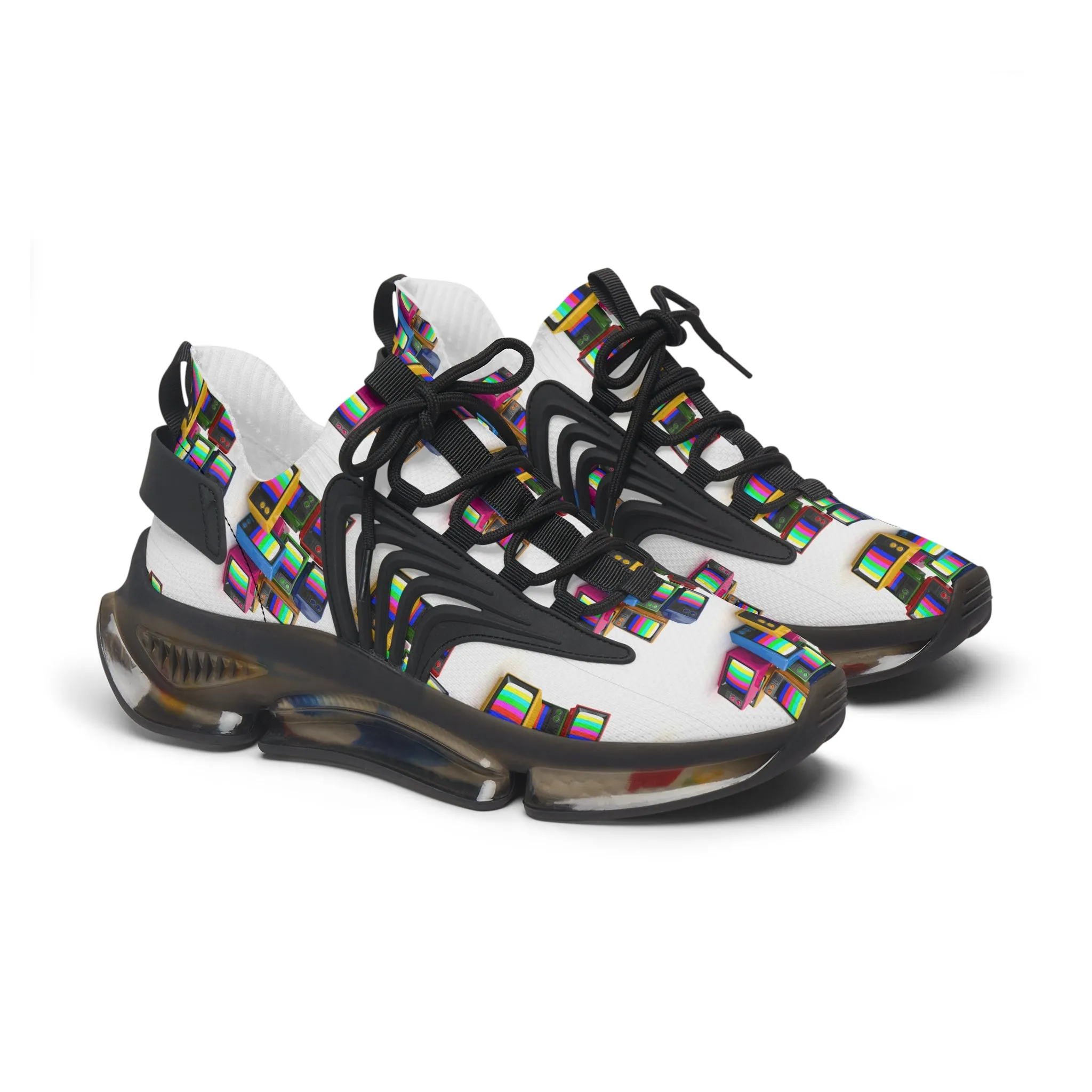 Colorful Televisions Women's Mesh Sneakers