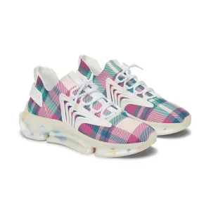 Colorful Textile Patterns Women's Mesh Sneakers