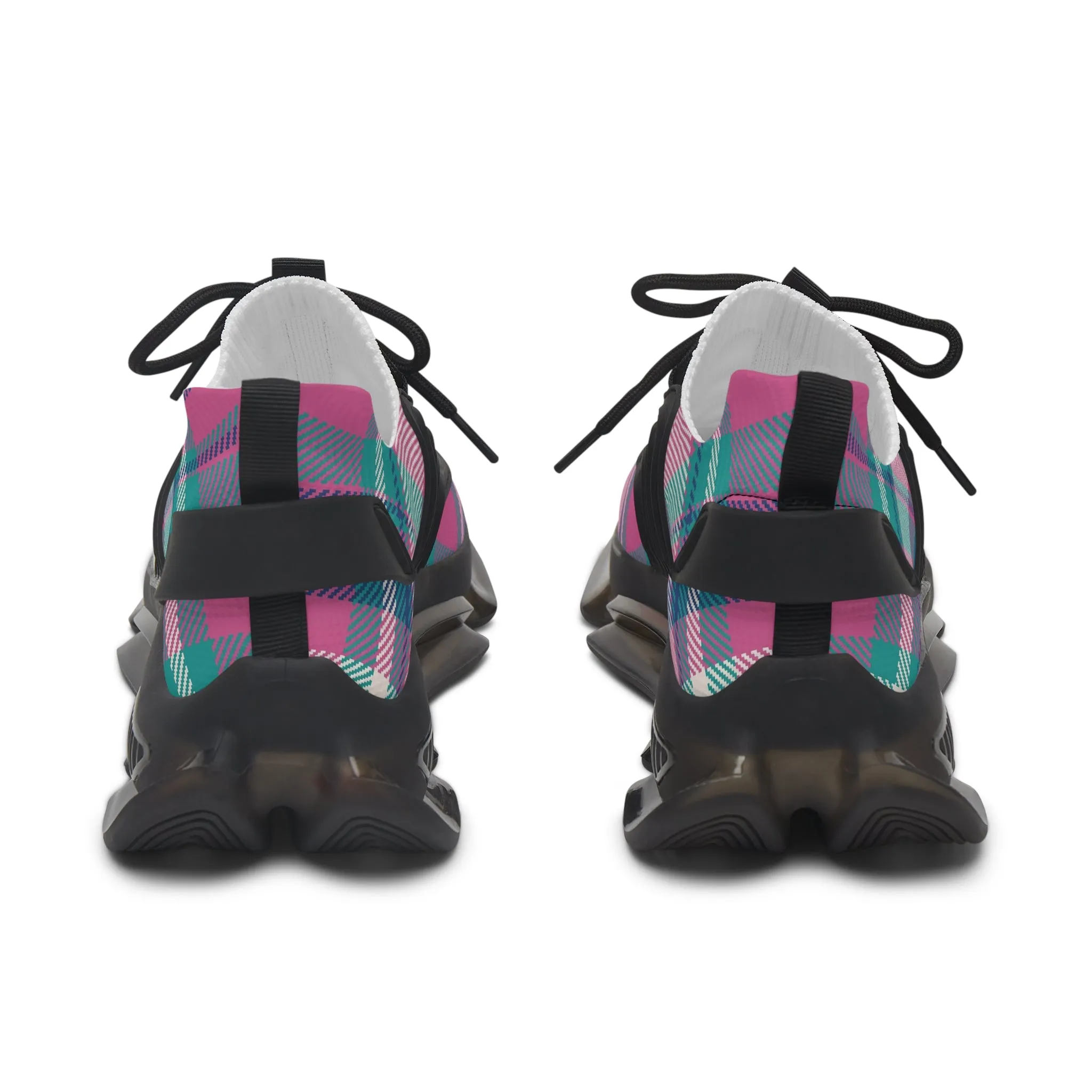 Colorful Textile Patterns Women's Mesh Sneakers