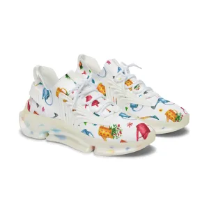 Colorful Watering Can Women's Mesh Sneakers