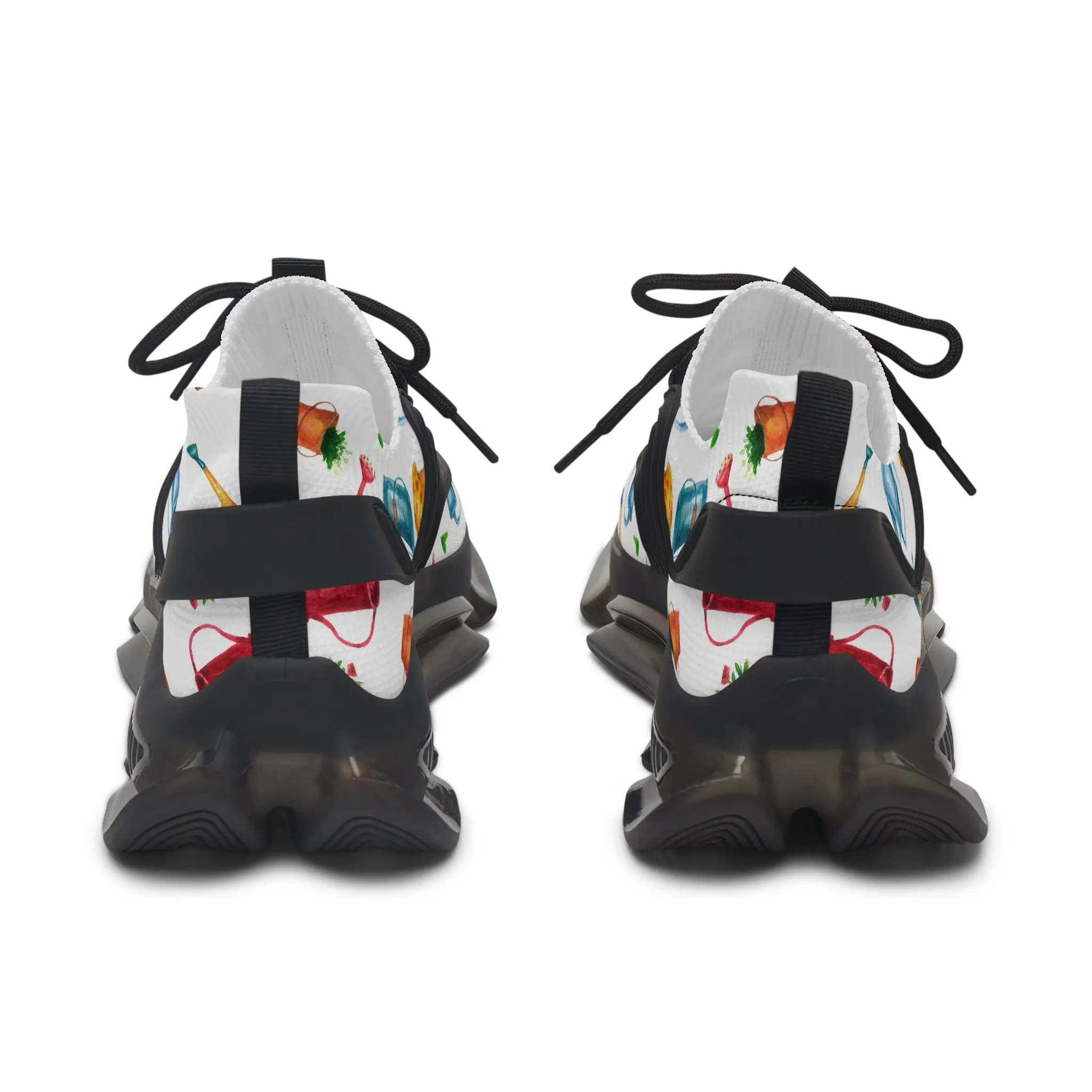 Colorful Watering Can Women's Mesh Sneakers
