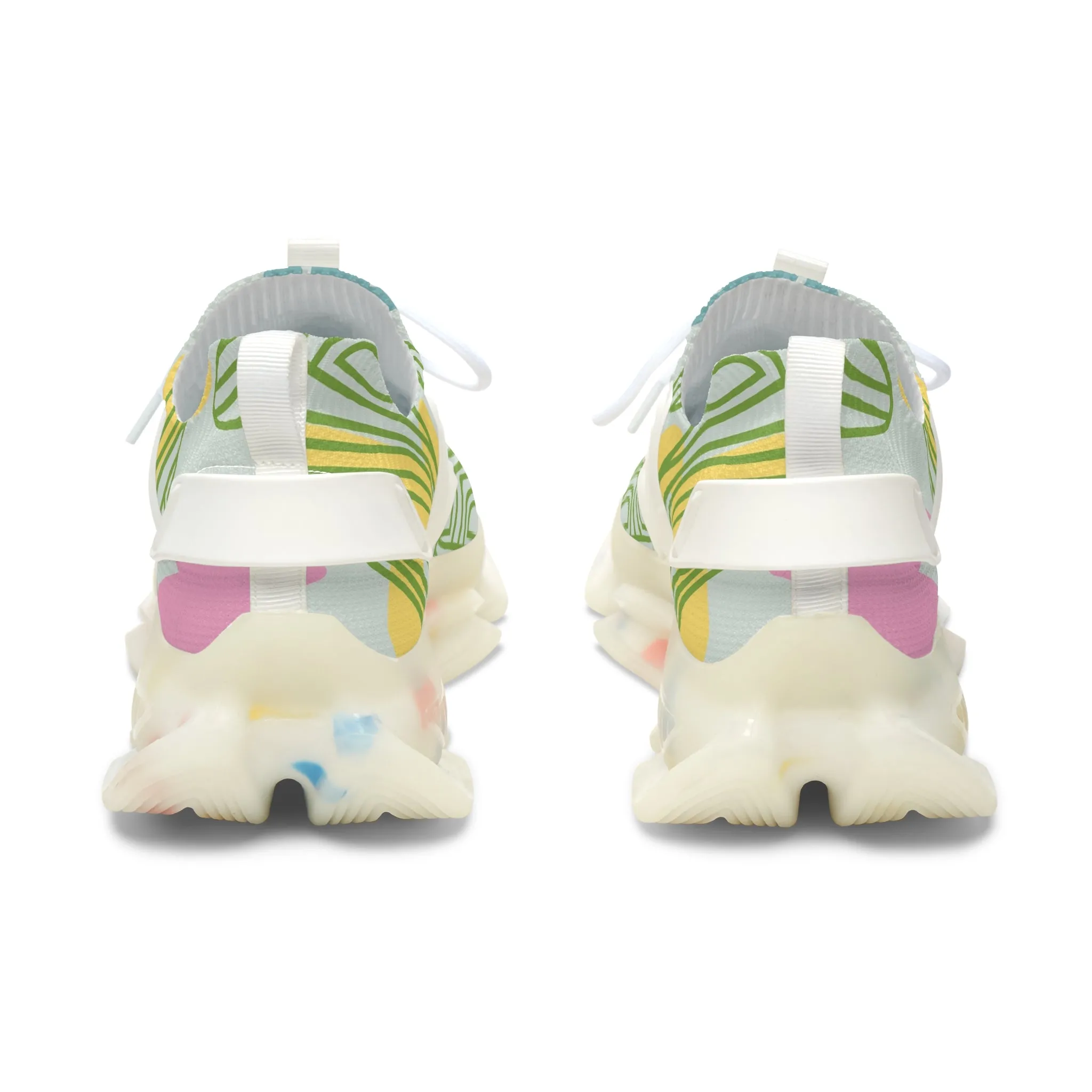 Cute Colorful Cactus Women's Mesh Sneakers