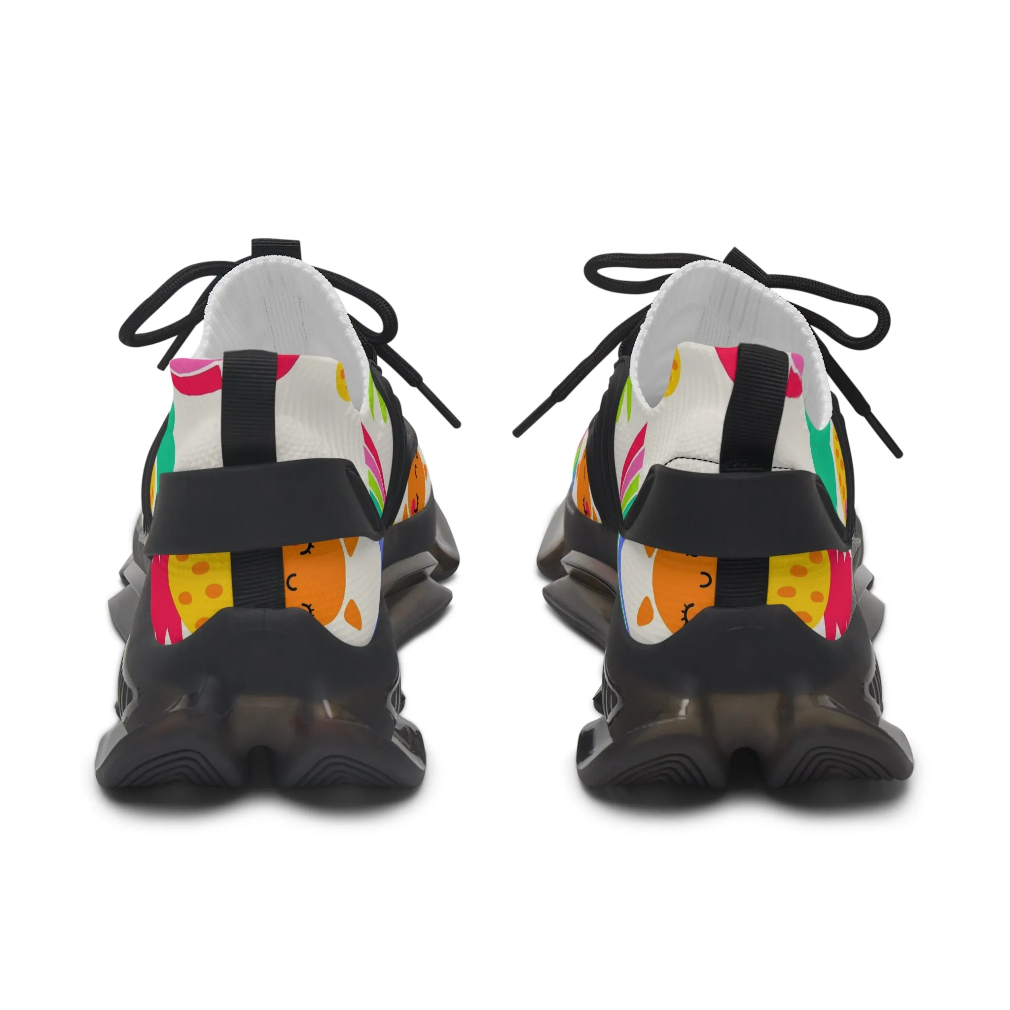 Cute Happy Colorful Fruit Women's Mesh Sneakers