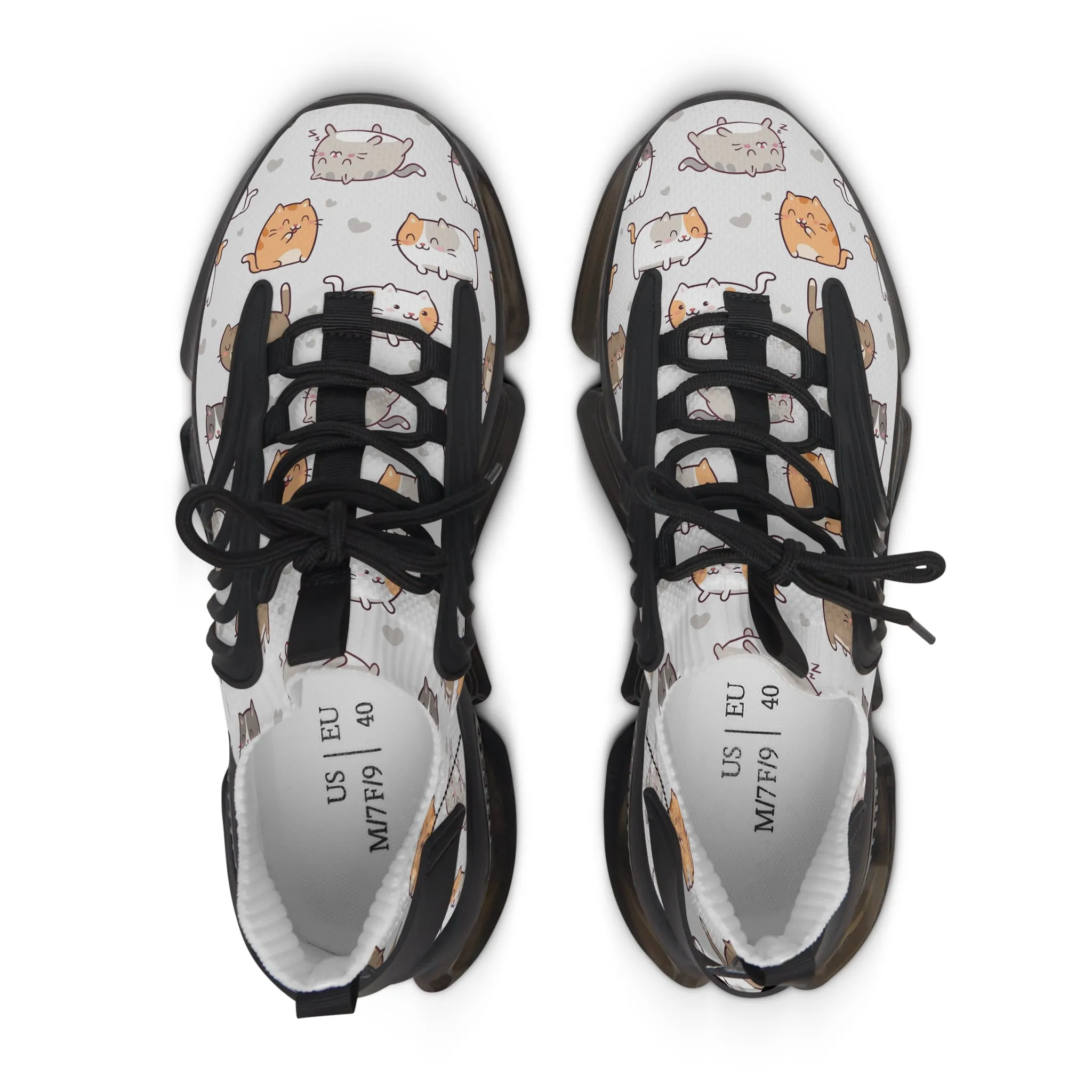 Cute Kawaii Cats Women's Mesh Sneakers