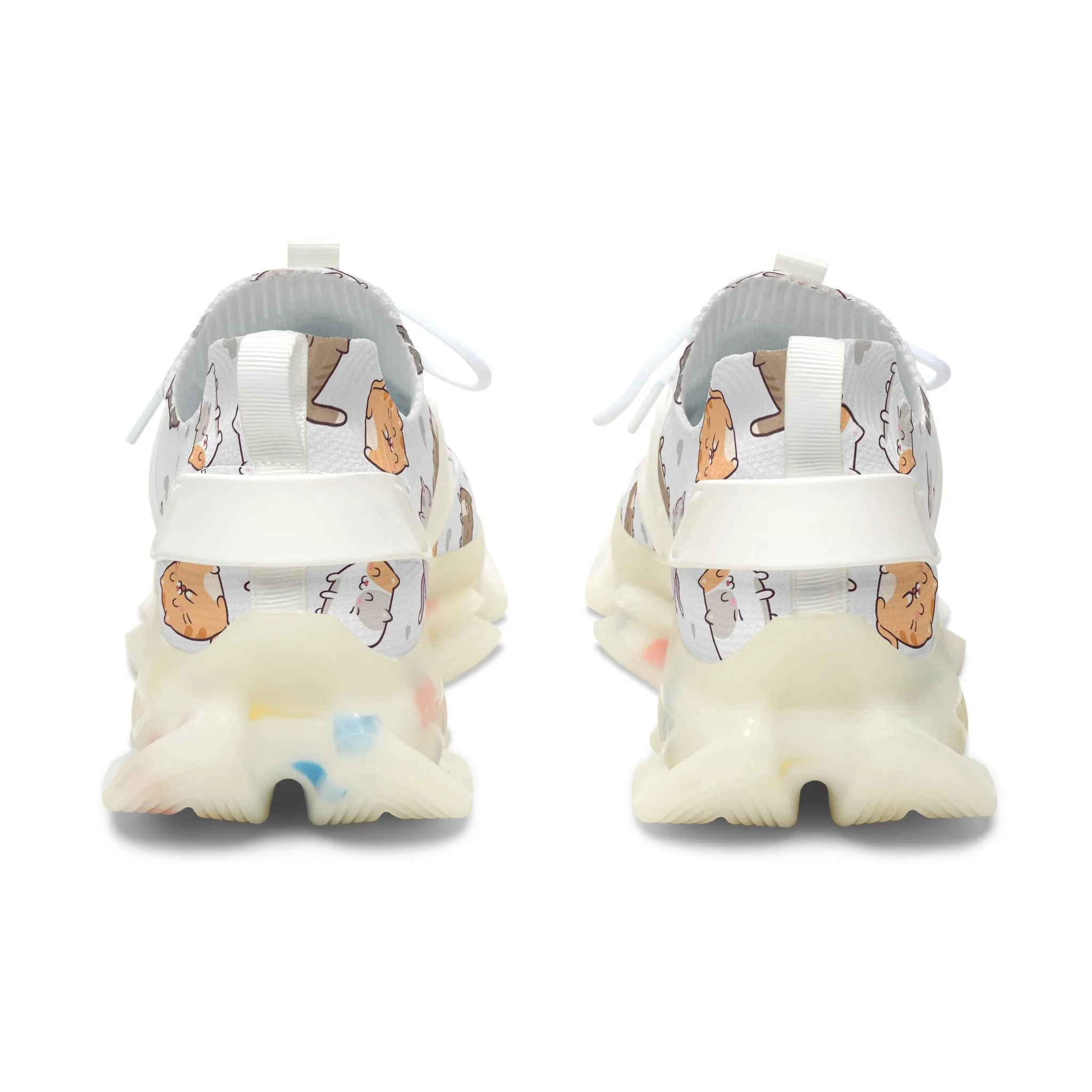 Cute Kawaii Cats Women's Mesh Sneakers