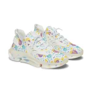 Cute Mermaid Girl Women's Mesh Sneakers