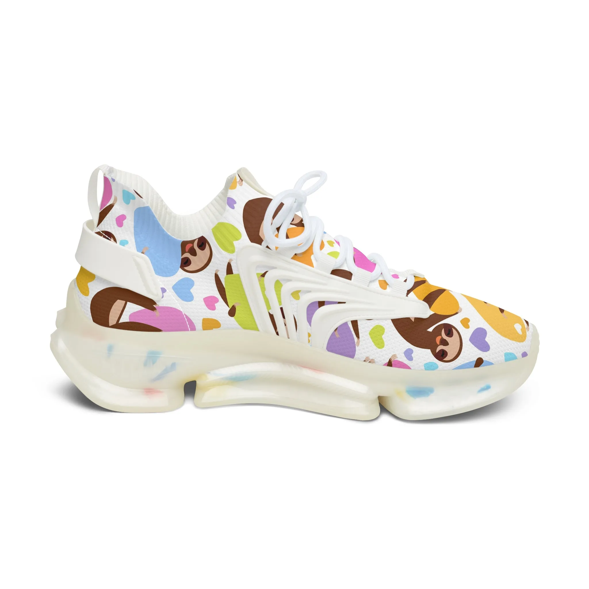 Cute Sloth Women's Mesh Sneakers
