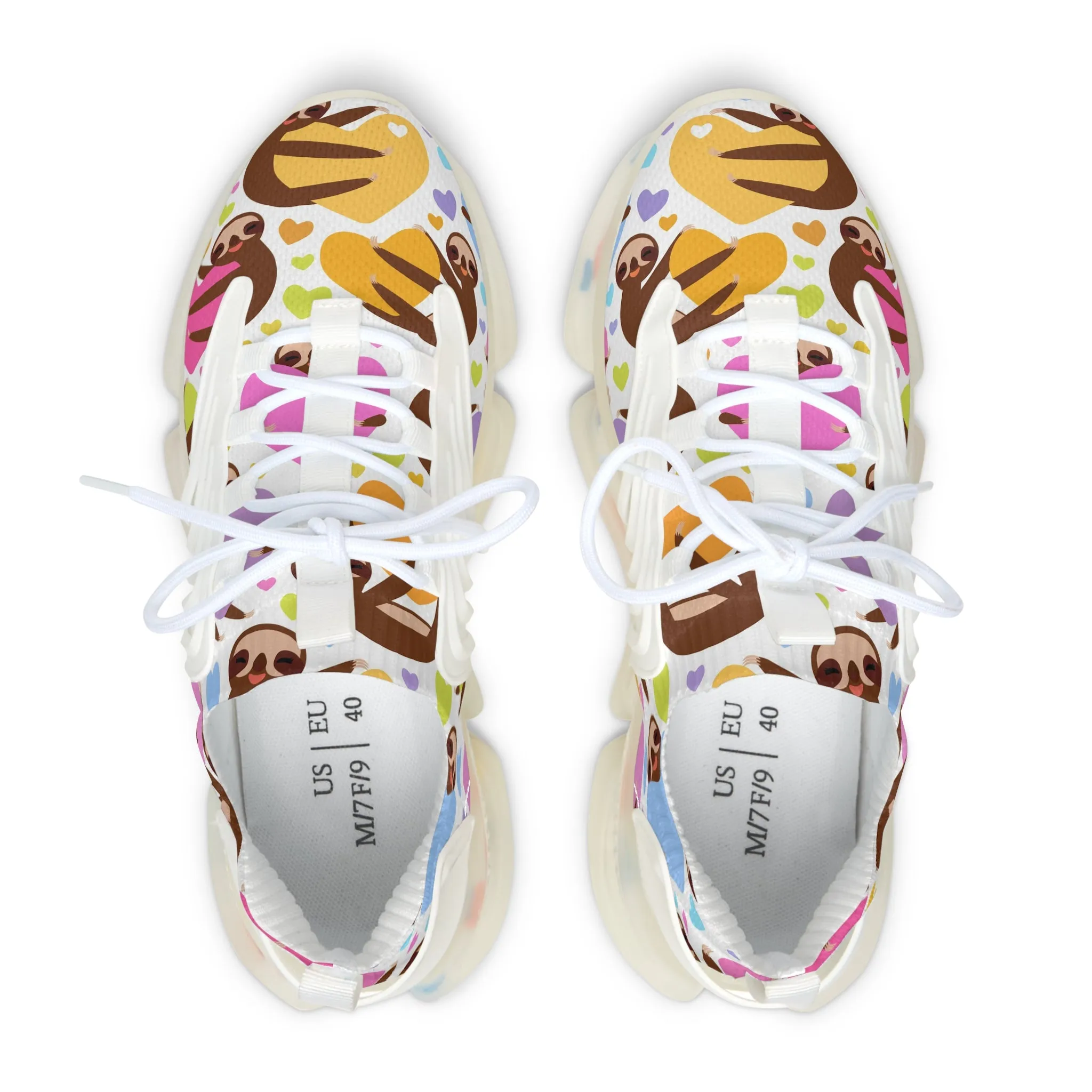 Cute Sloth Women's Mesh Sneakers
