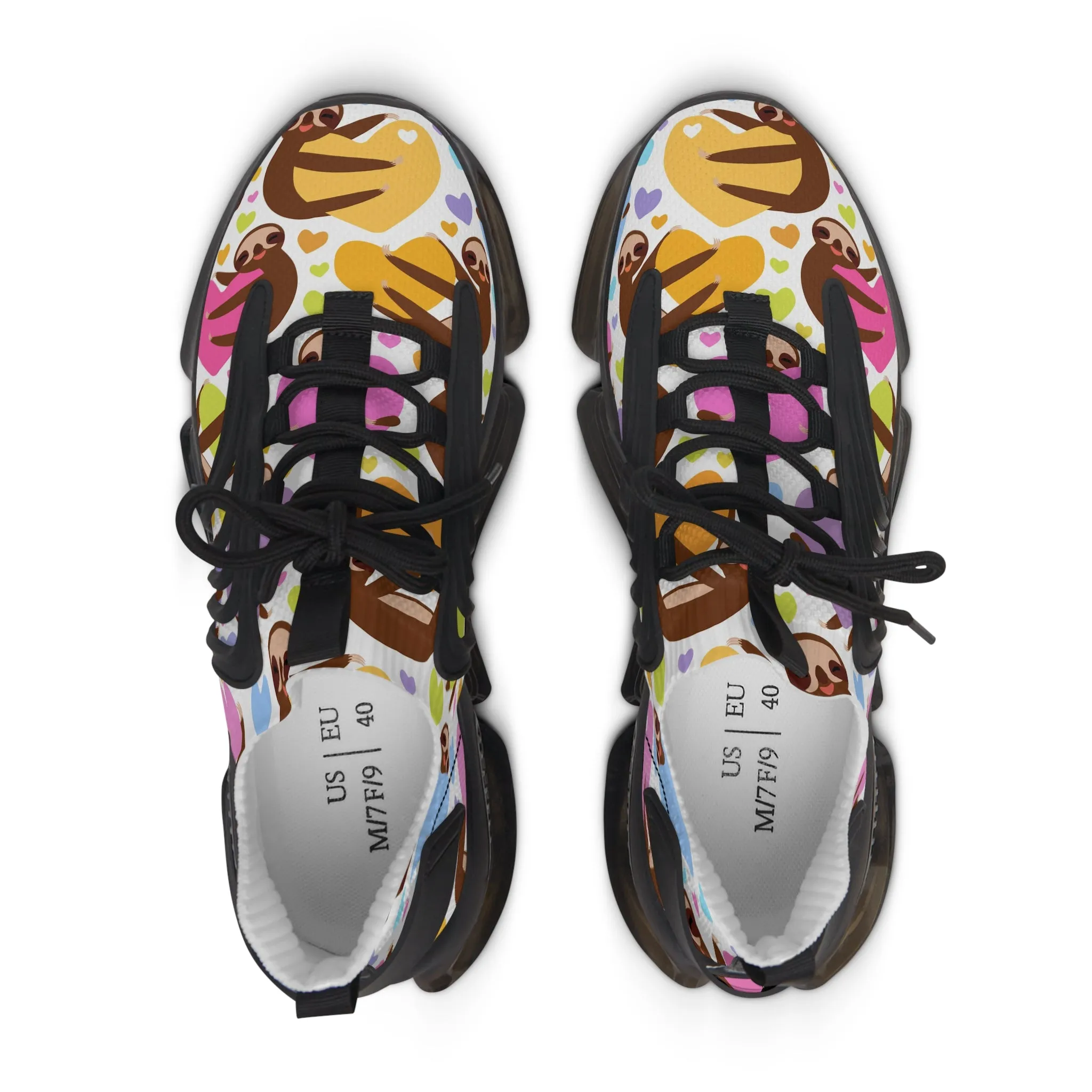 Cute Sloth Women's Mesh Sneakers