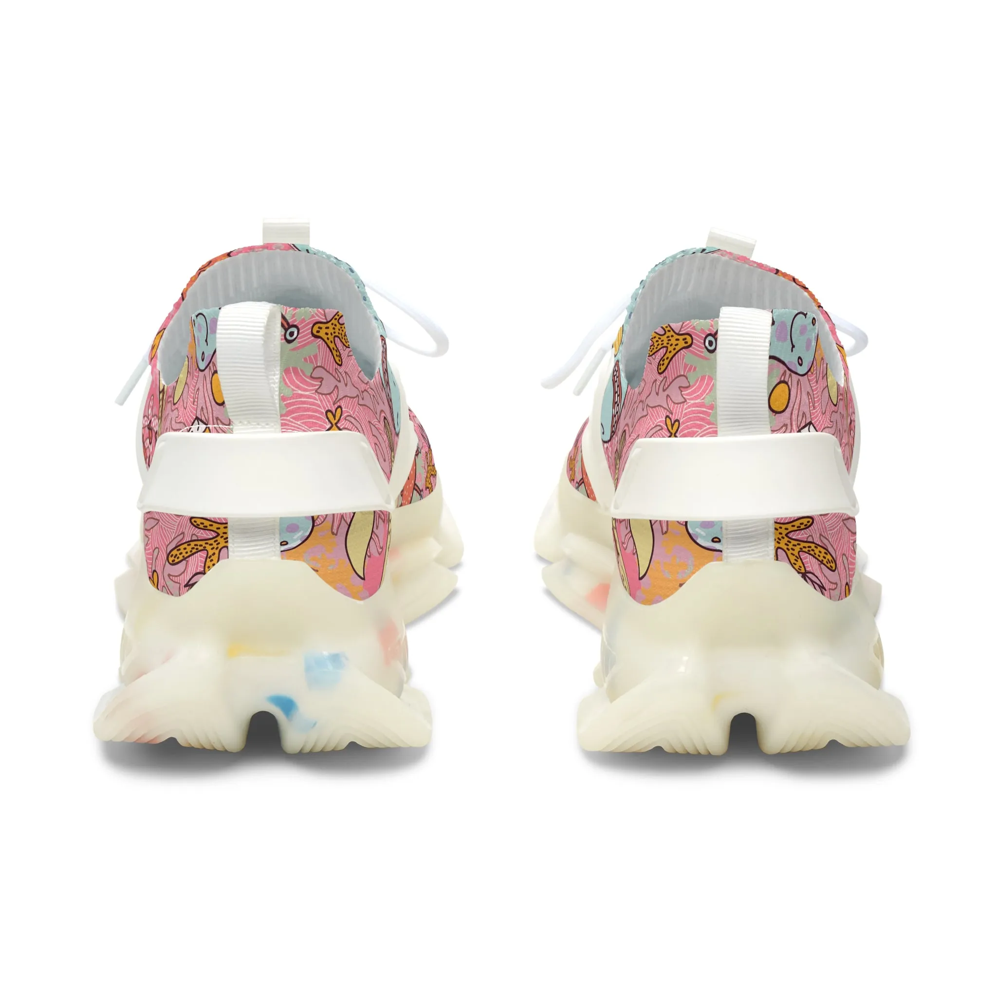 Cute Underwater Fish Women's Mesh Sneakers