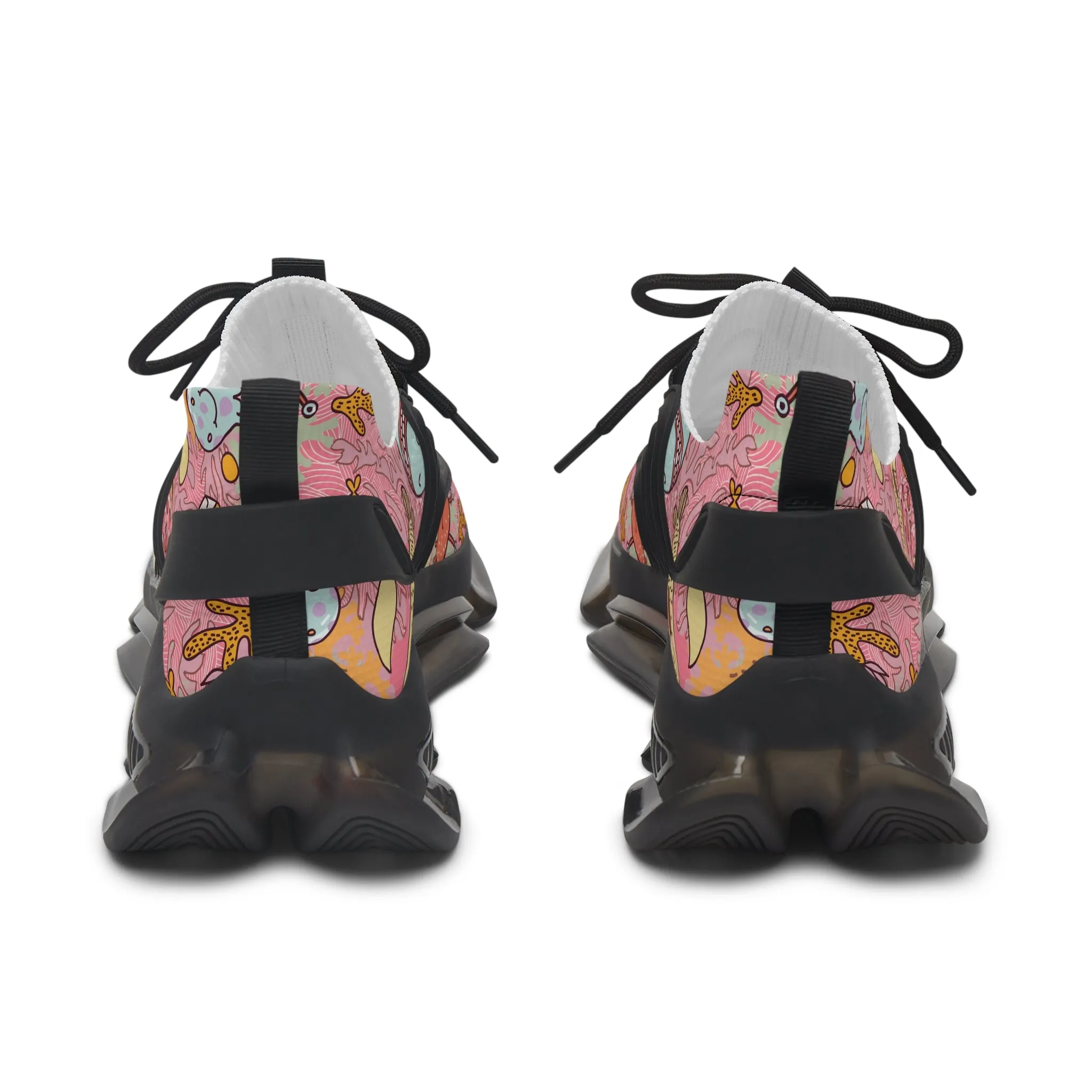 Cute Underwater Fish Women's Mesh Sneakers