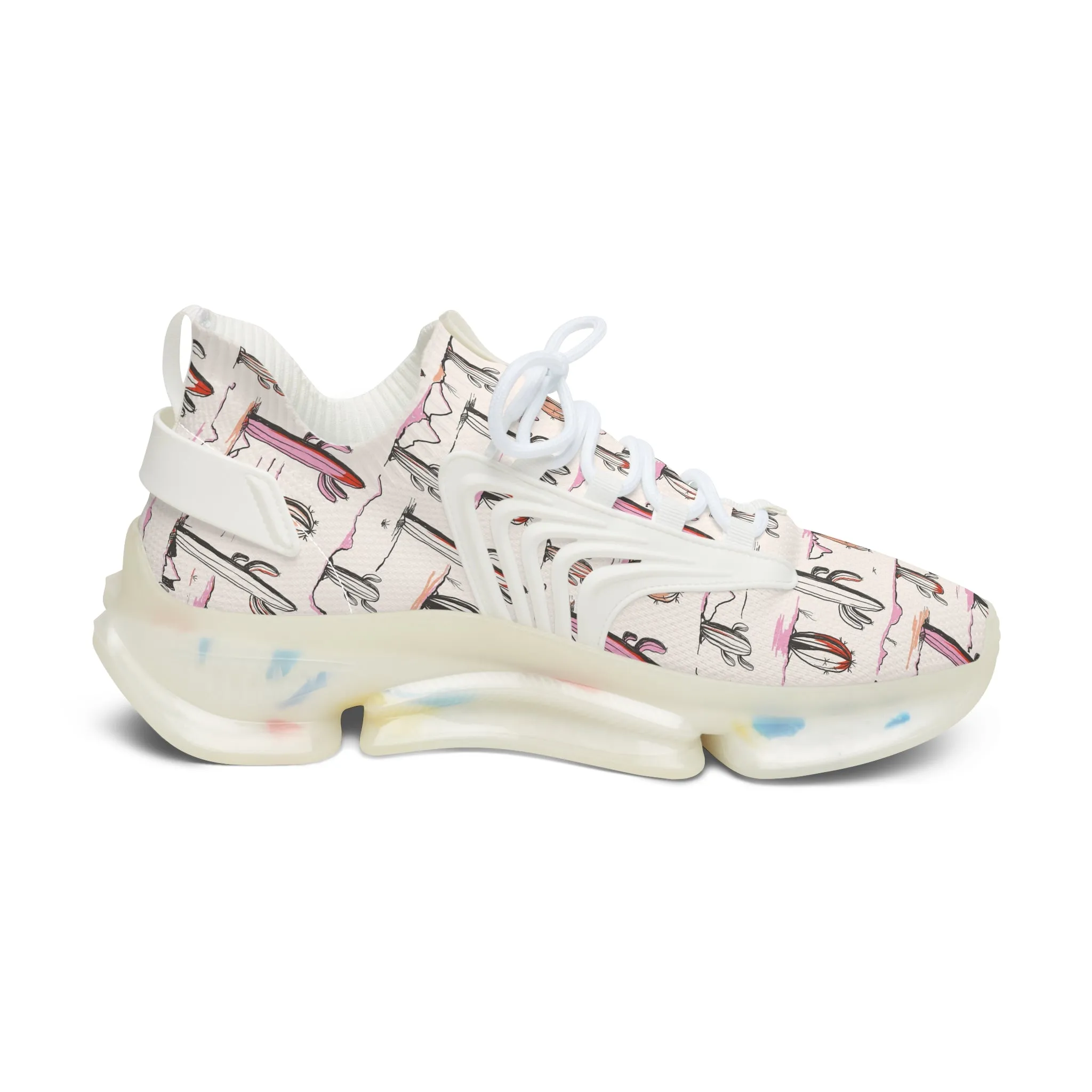 Desert Cactus Women's Mesh Sneakers