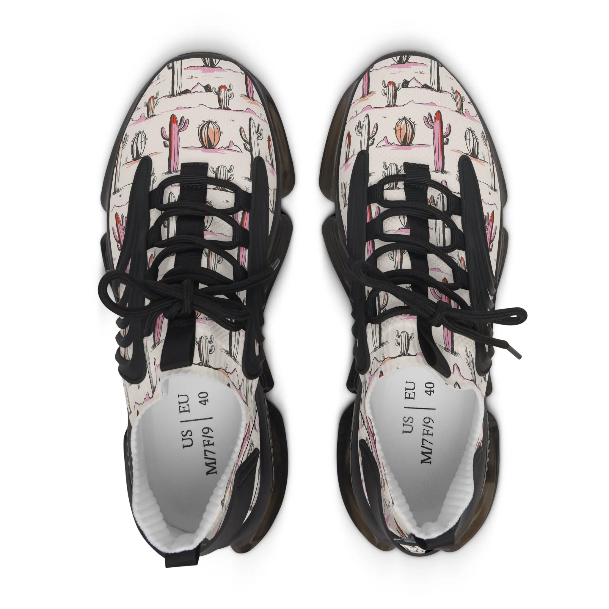 Desert Cactus Women's Mesh Sneakers