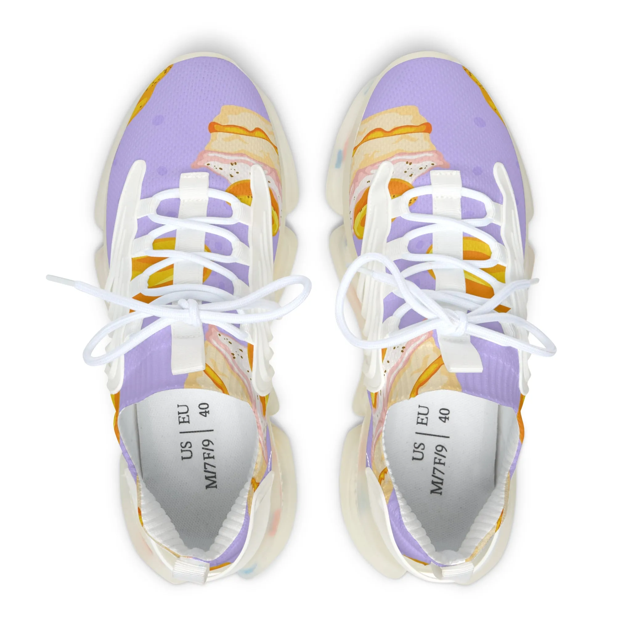 Dessert with Apricot Women's Mesh Sneakers