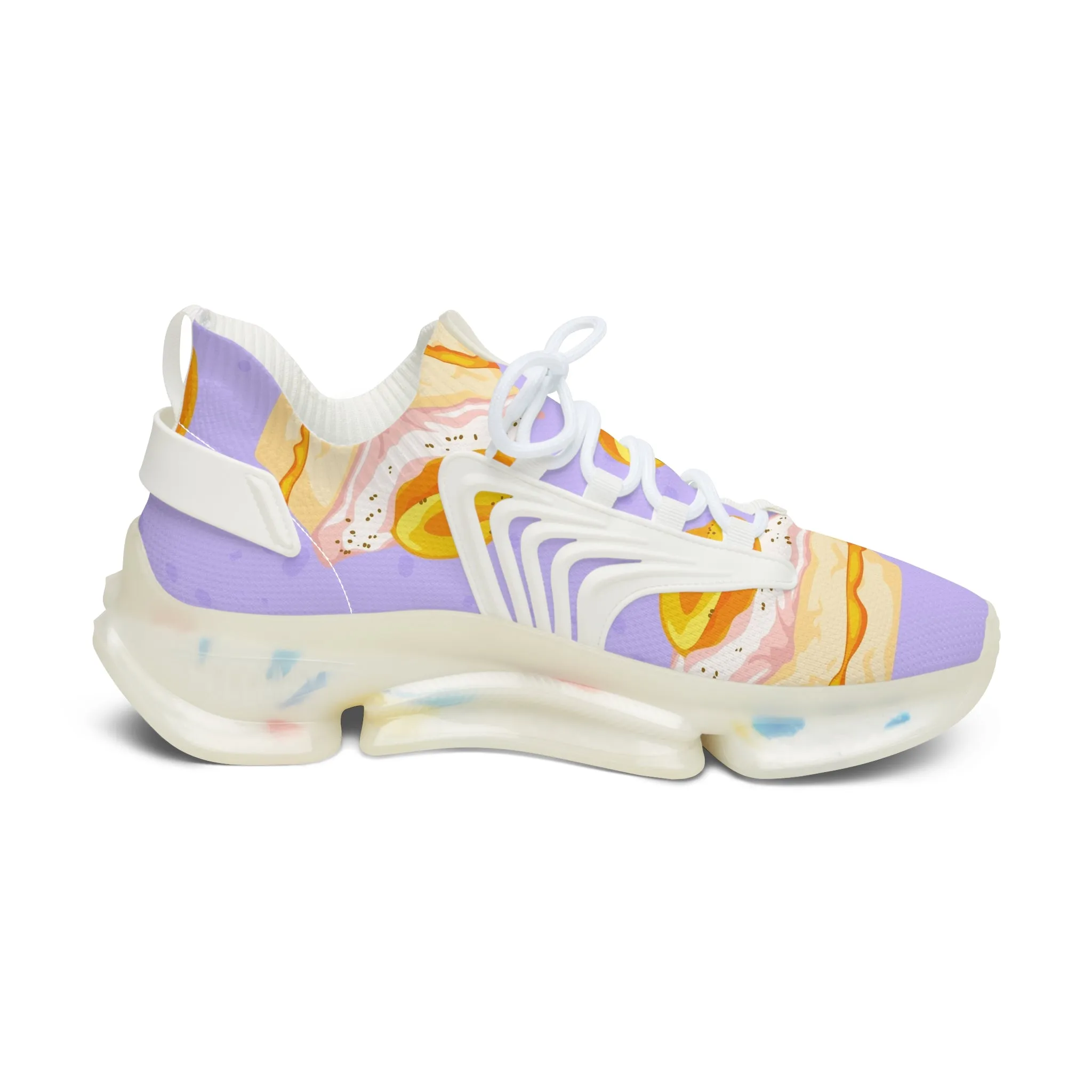 Dessert with Apricot Women's Mesh Sneakers