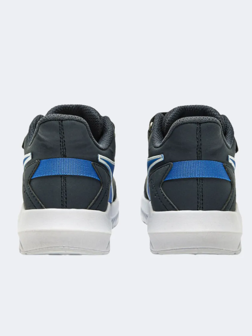 Diadora Falcon 3 Sl Ps-Boys Running Shoes Blue Corsair/White