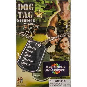 Dog Tag Necklace for Combat Hero