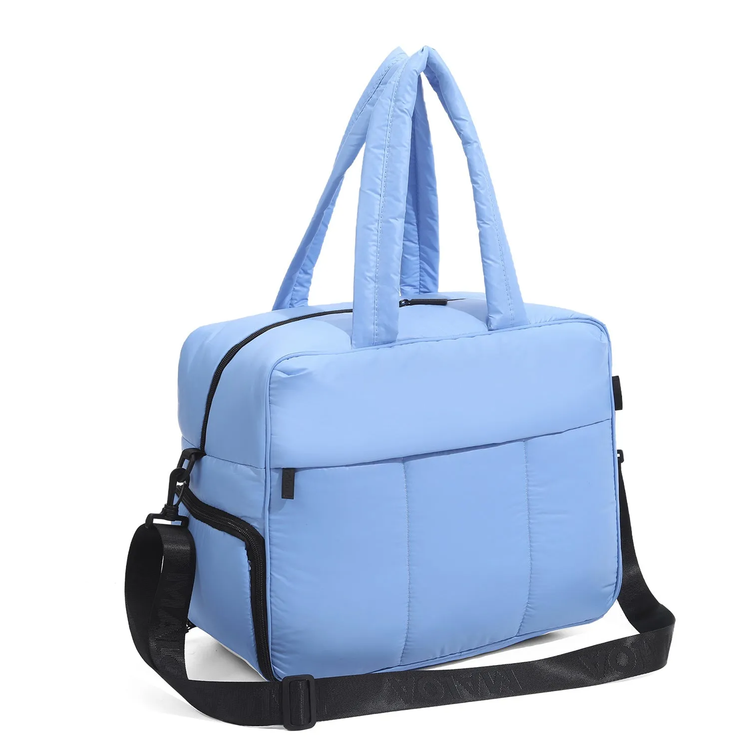 Down Handbags Winter Travel Duffle Bag With Shoes Compartment