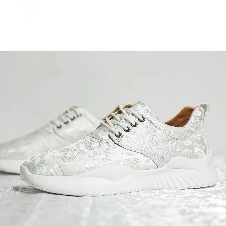 Dragons Pattern Brocade Traditional Chinese Style Sports Shoes Sneaker