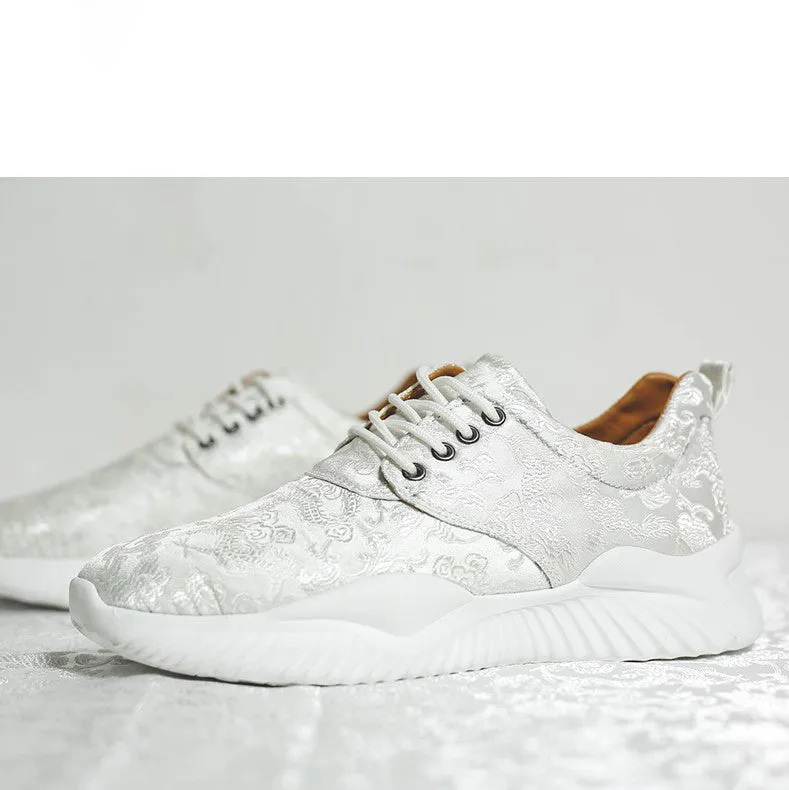 Dragons Pattern Brocade Traditional Chinese Style Sports Shoes Sneaker