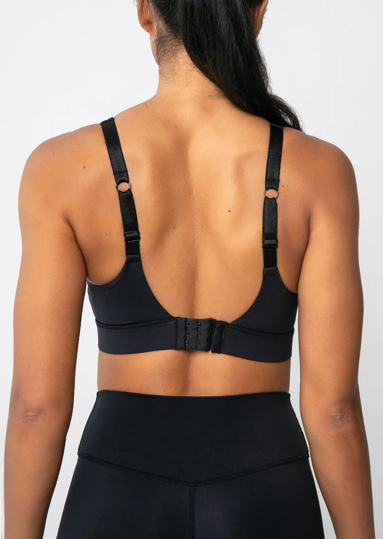 Elevate Touch Cross Hook Bra Black FINAL SALE
