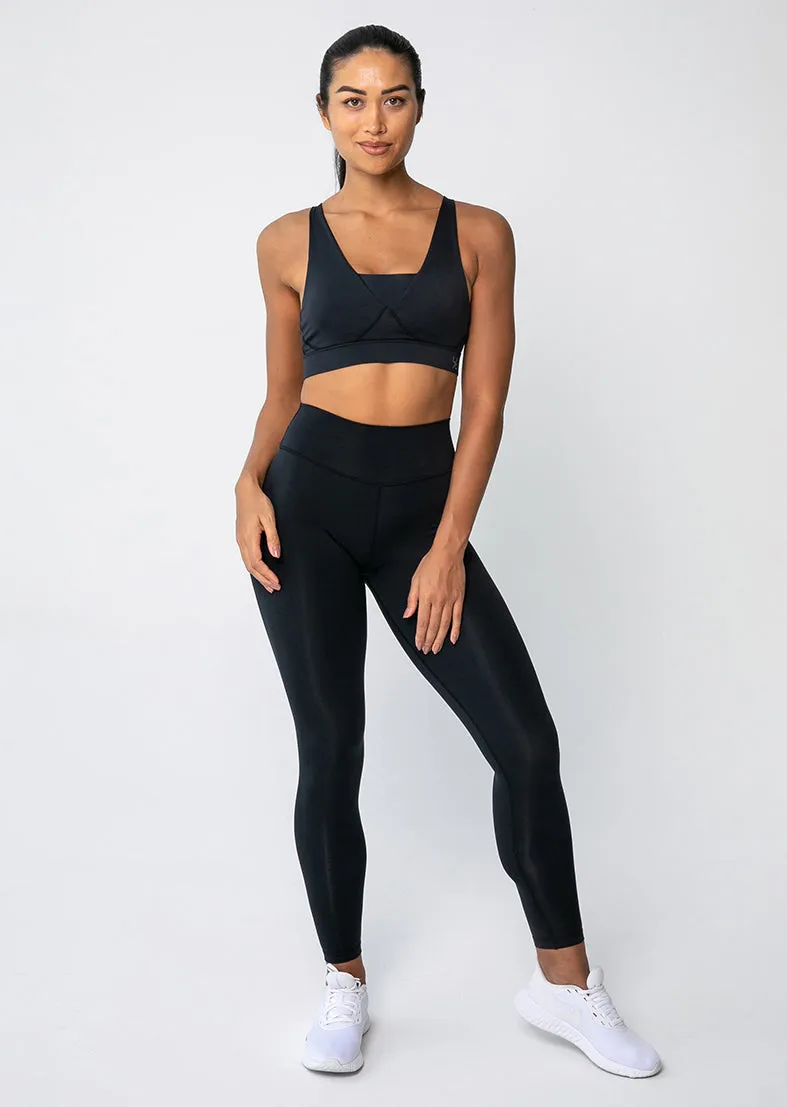 Elevate Touch Cross Hook Bra Black FINAL SALE