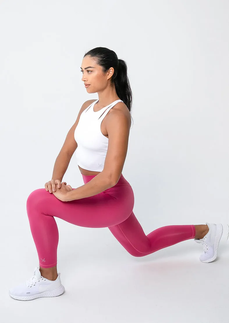 Elevate Touch Longline Bra White