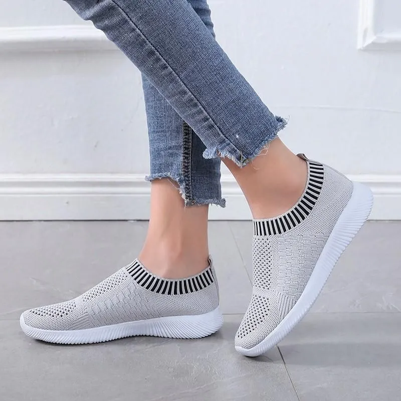 Embrace Active Comfort with Owlkay Mesh Women Casual Slip-On Shoes